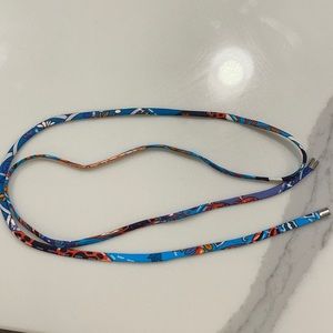 Hermès silk wrap bracelet